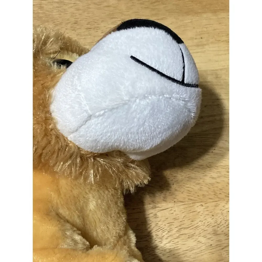 Best Made‎ Toys Lion Plush Tan Stuffed Animal Big Sparkling Eyes